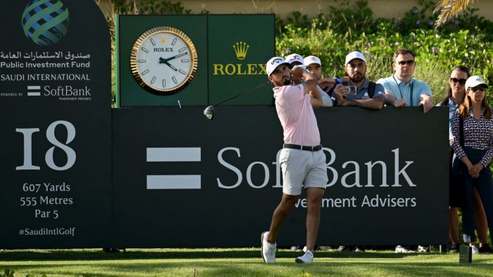 KAEC, SAUDI ARABIA: Abraham Ancer of Mexico pictured during Round Three on Saturday February 4, 2023, at the PIF Saudi International powered by SoftBank Investment Advisers. This US$ 5 Million golf event is being held from February 2-5, 2023 at the Royal Greens Golf and Country Club, King Abdullah Economic City, Saudi Arabia. Picture by Paul Lakatos/Asian Tour.