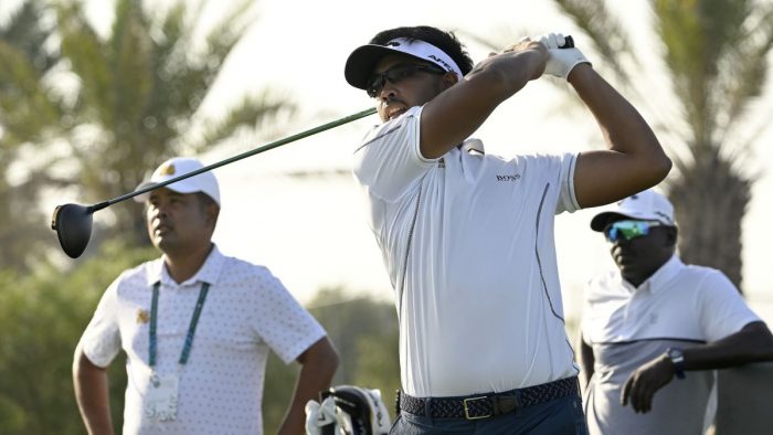KAEC, SAUDI ARABIA: Sarit Suwannarut of Thailand pictured during an official practice round on Tuesday January 31, 2023, ahead of the PIF Saudi International powered by SoftBank Investment Advisers. This US$ 5 Million golf event is being held from February 2-5, 2023 at the Royal Greens Golf and Country Club, King Abdullah Economic City, Saudi Arabia. Picture by Paul Lakatos/Asian Tour.